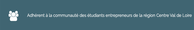 Adhérants à la communauté des étudiants entrepreneurs de la région Centre-Val de Loire