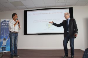 Nicolas Vanier et François Bonneau Remise des prix Créa Campus 2017